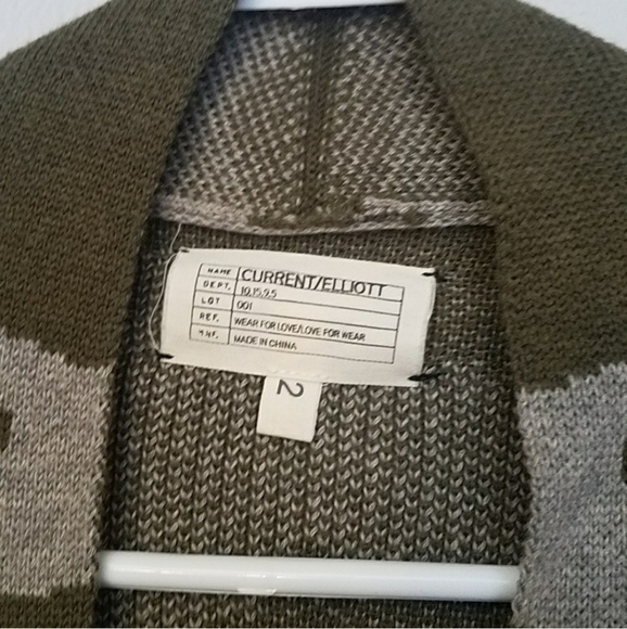 Current Elliott the oversized camo cardigan - Picture 6 of 7
